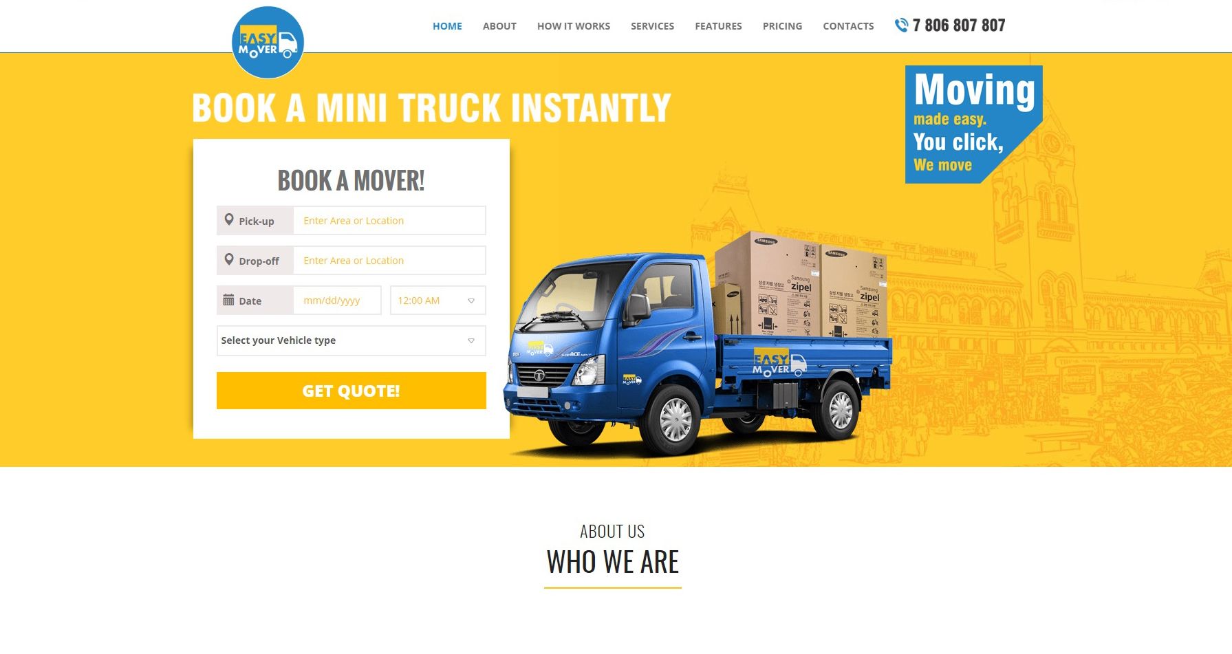 Easy Mover Web Design
